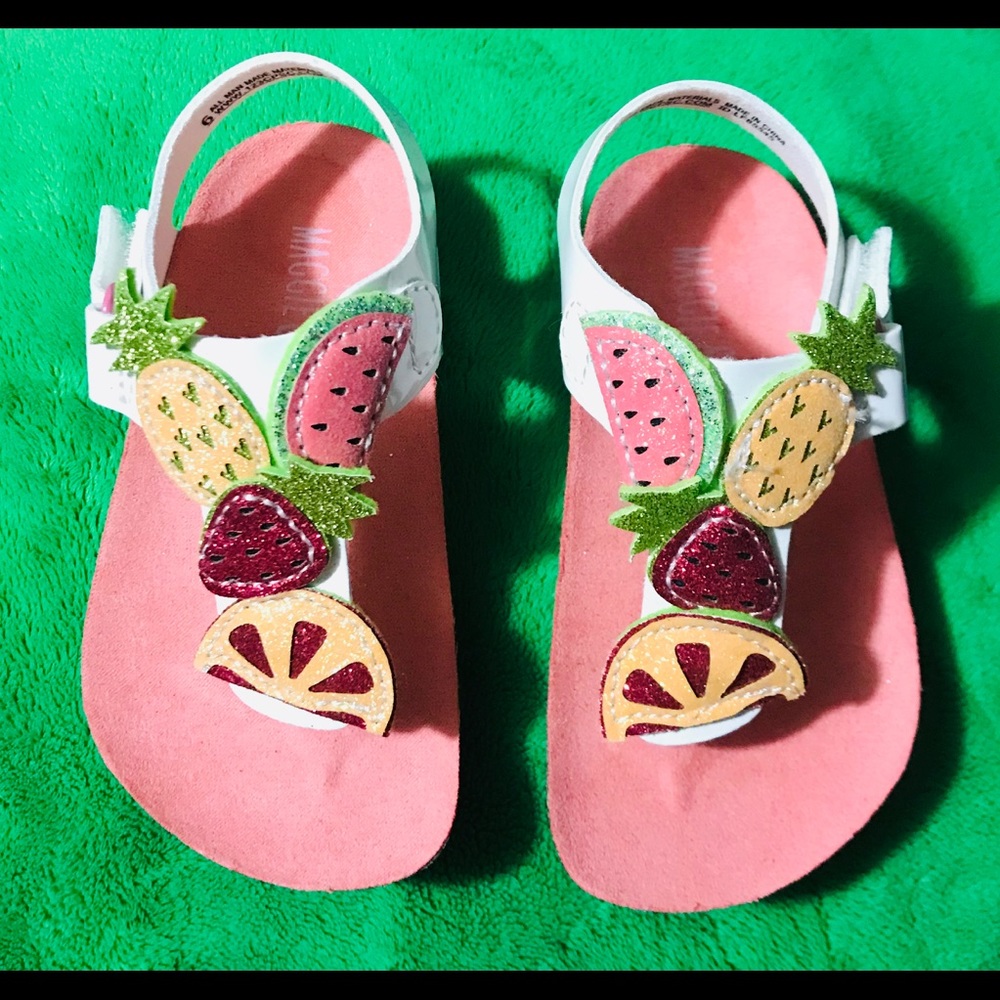 Sparkly Fruit Sandals